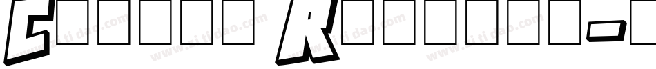 Comics Regular字体转换